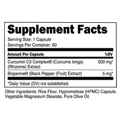Turmeric Curcumin C3 Complex